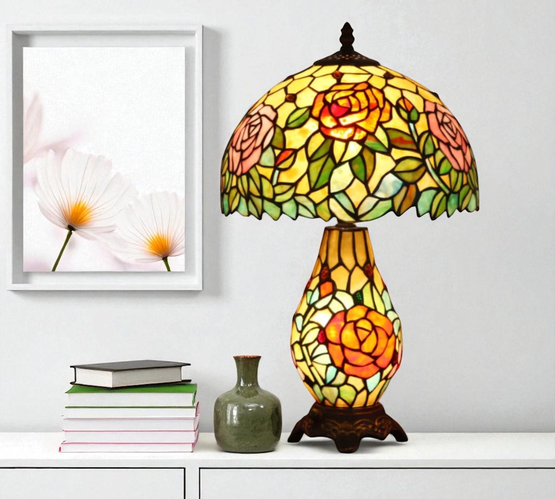 CDH 12" Tiffany Table Lamp (12071A)