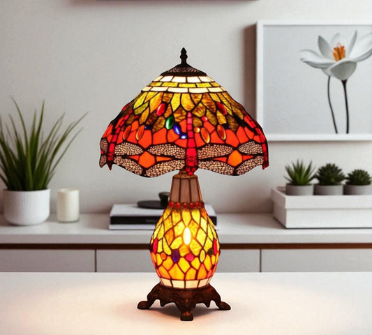CDH 12" Tiffany Table Lamp (12076A)