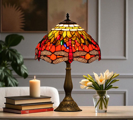 CDH 12" Tiffany Table Lamp (12076T)