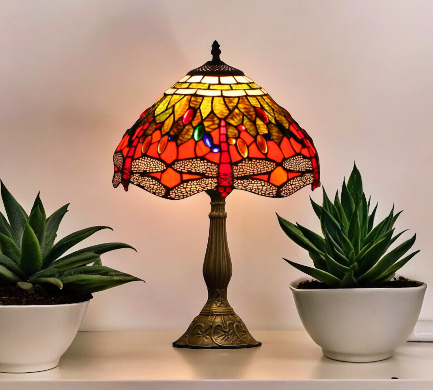 CDH 12" Tiffany Table Lamp (12076T)