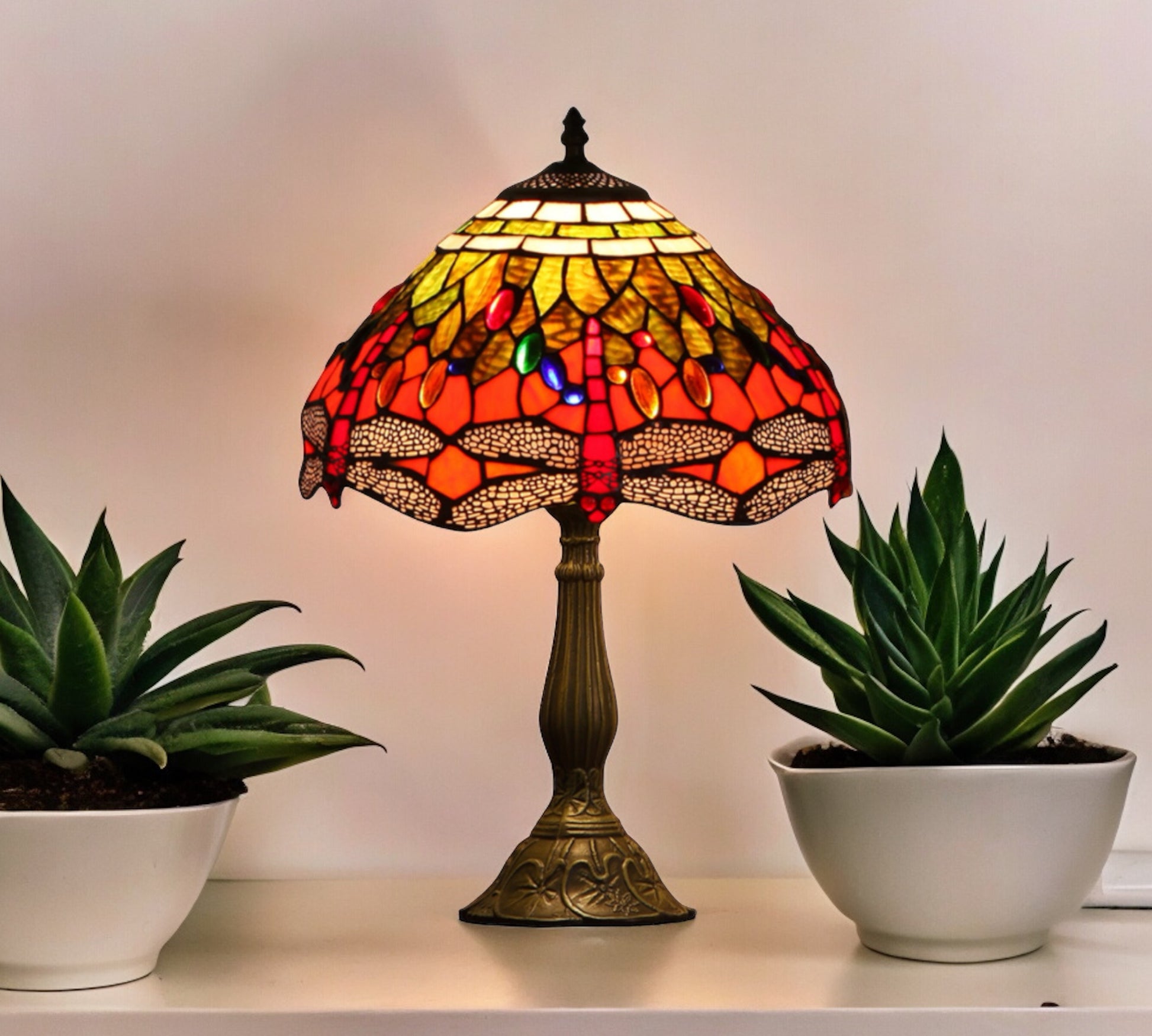 CDH 12" Tiffany Table Lamp (12076T)