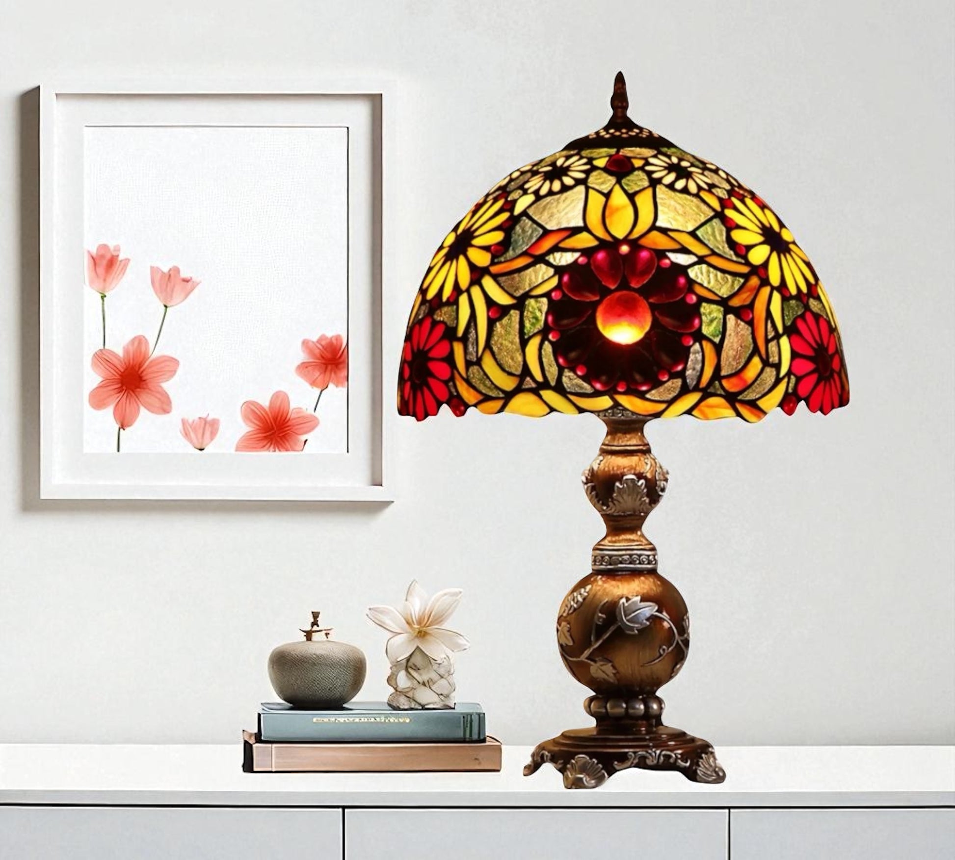 CDH 12" Tiffany Table Lamp (12078)