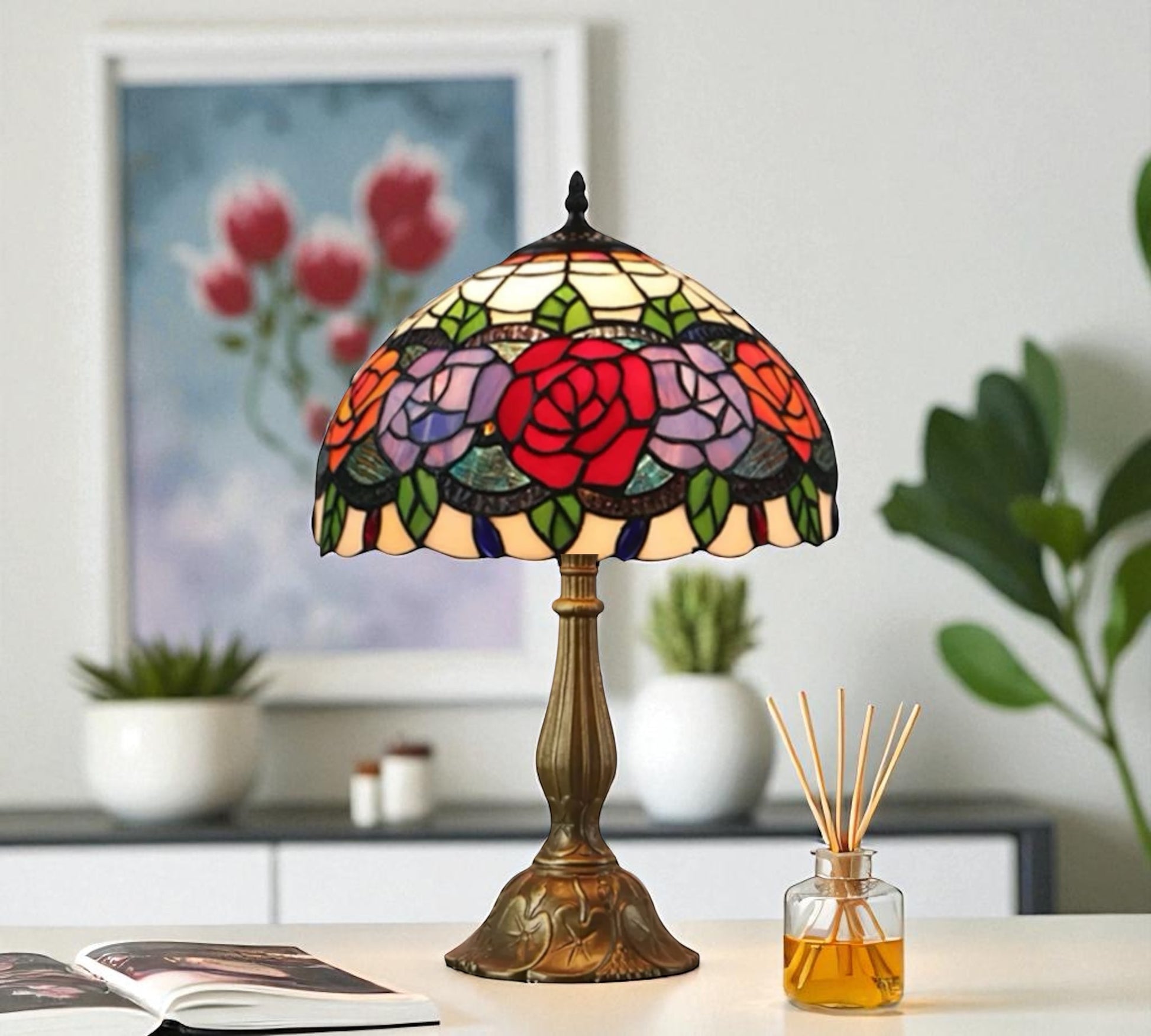 CDH 12" Tiffany Table Lamp (12081)