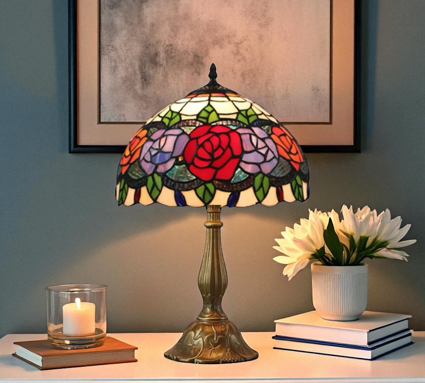 CDH 12" Tiffany Table Lamp (12081)
