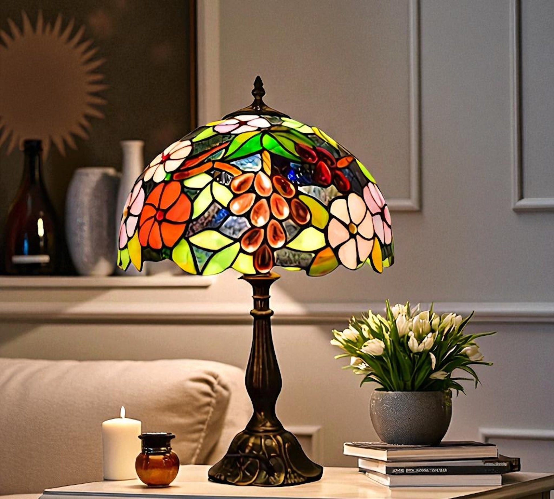 CDH 12" Tiffany Table Lamp (12083)