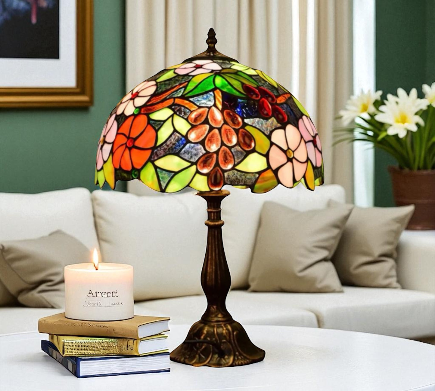 CDH 12" Tiffany Table Lamp (12083)