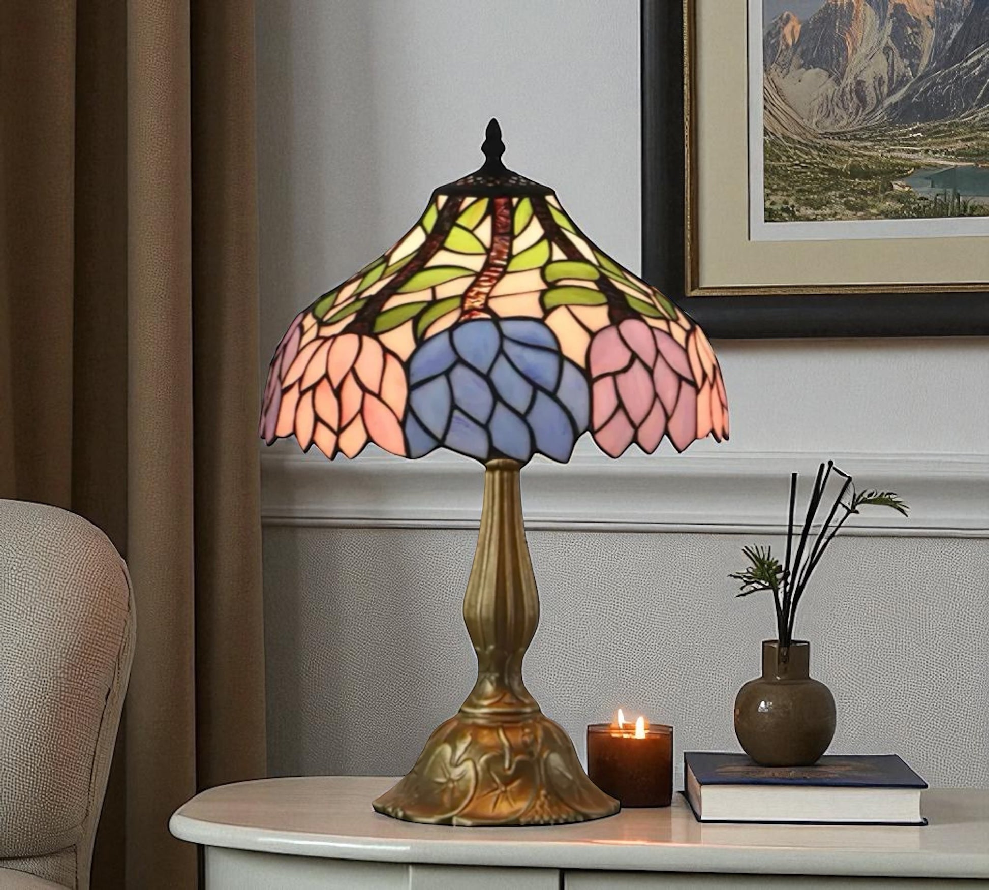 CDH 12" Tiffany Table Lamp (12085)