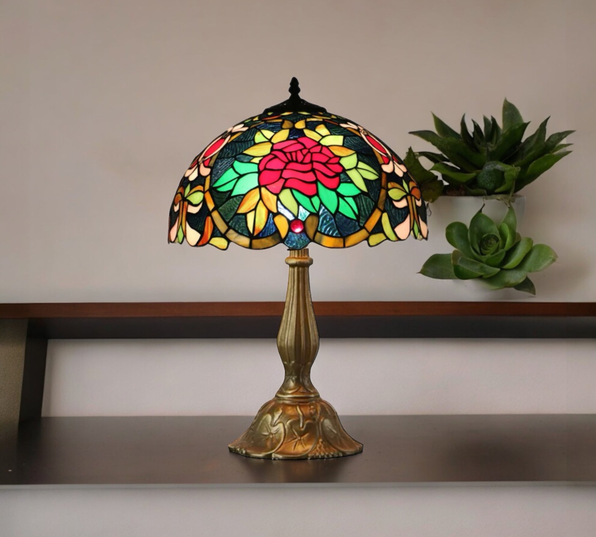 CDH 12" Tiffany Table Lamp (12087)