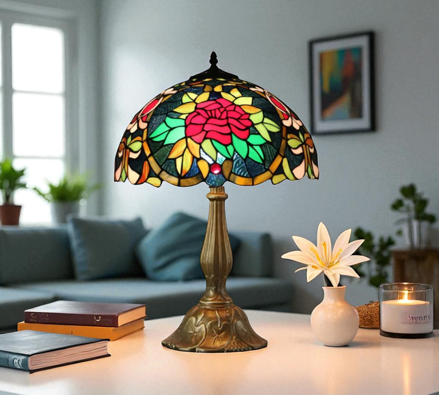 CDH 12" Tiffany Table Lamp (12087)