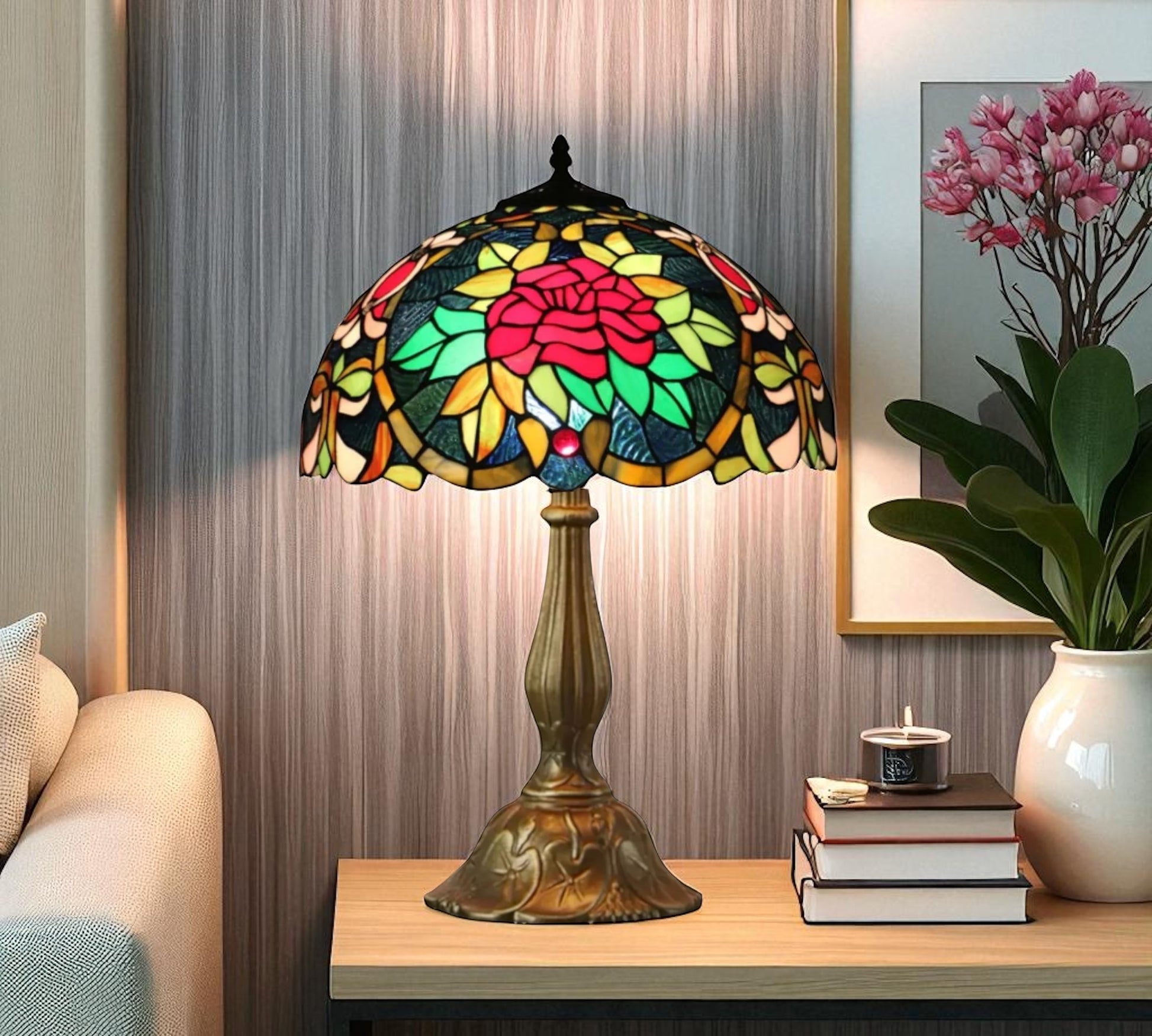 CDH 12" Tiffany Table Lamp (12087)