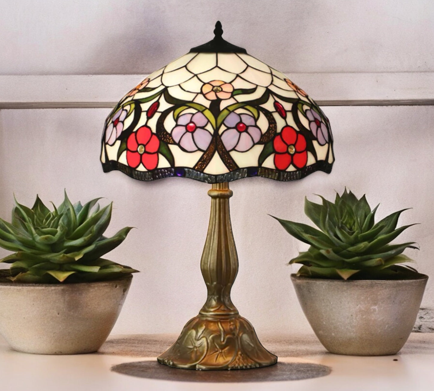 CDH 12" Tiffany Table Lamp (12088)