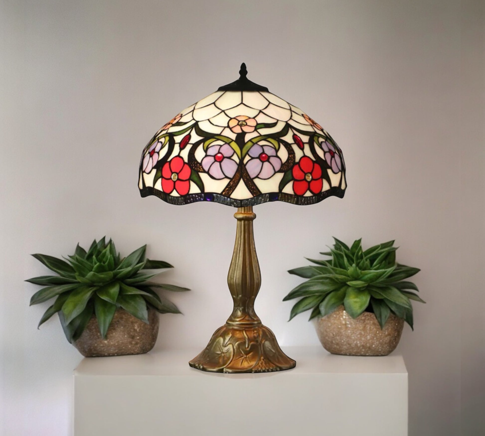 CDH 12" Tiffany Table Lamp (12088)