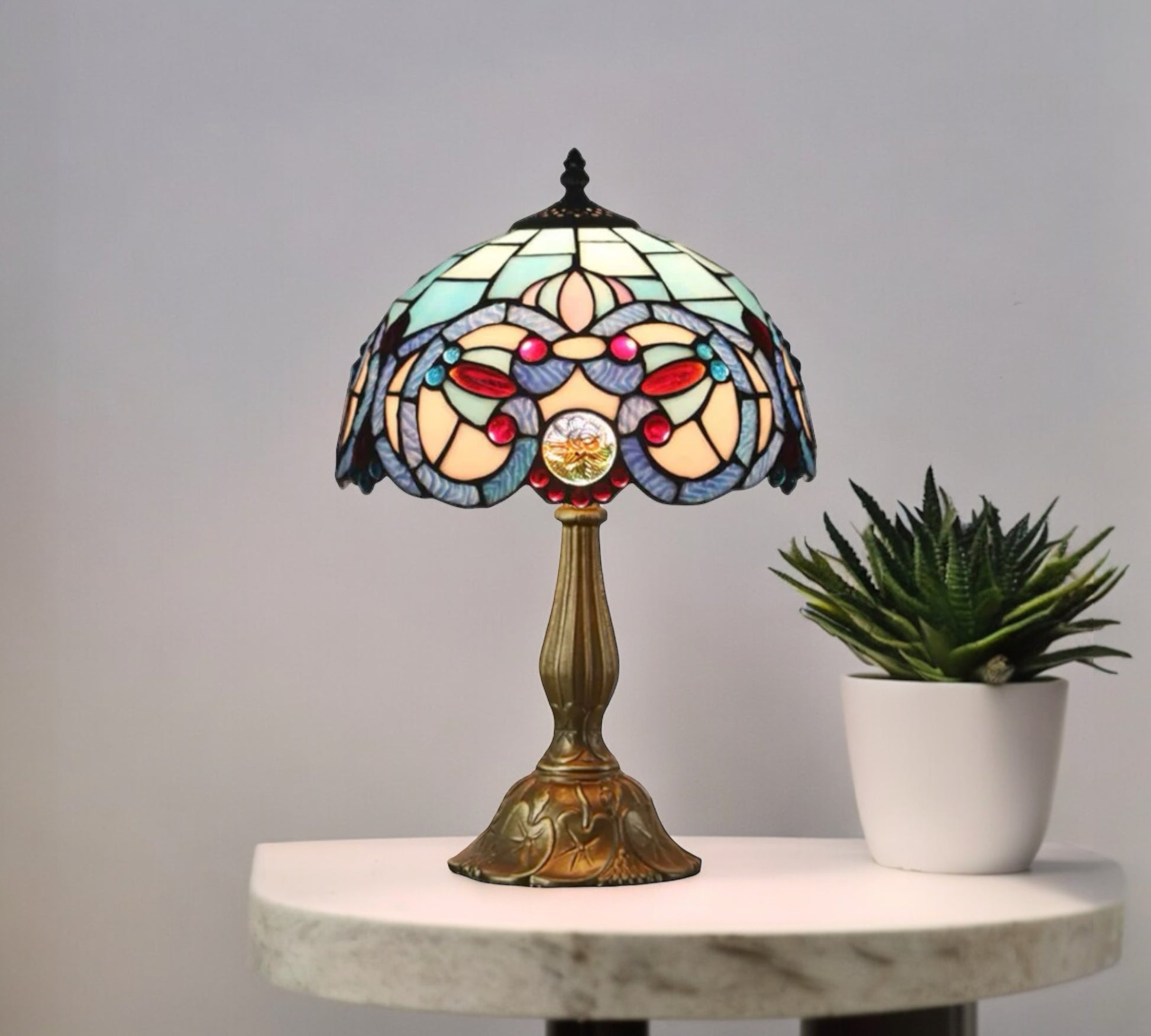 CDH 12" Tiffany Table Lamp (12089)