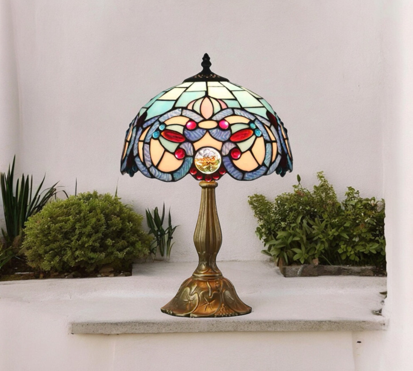 CDH 12" Tiffany Table Lamp (12089)
