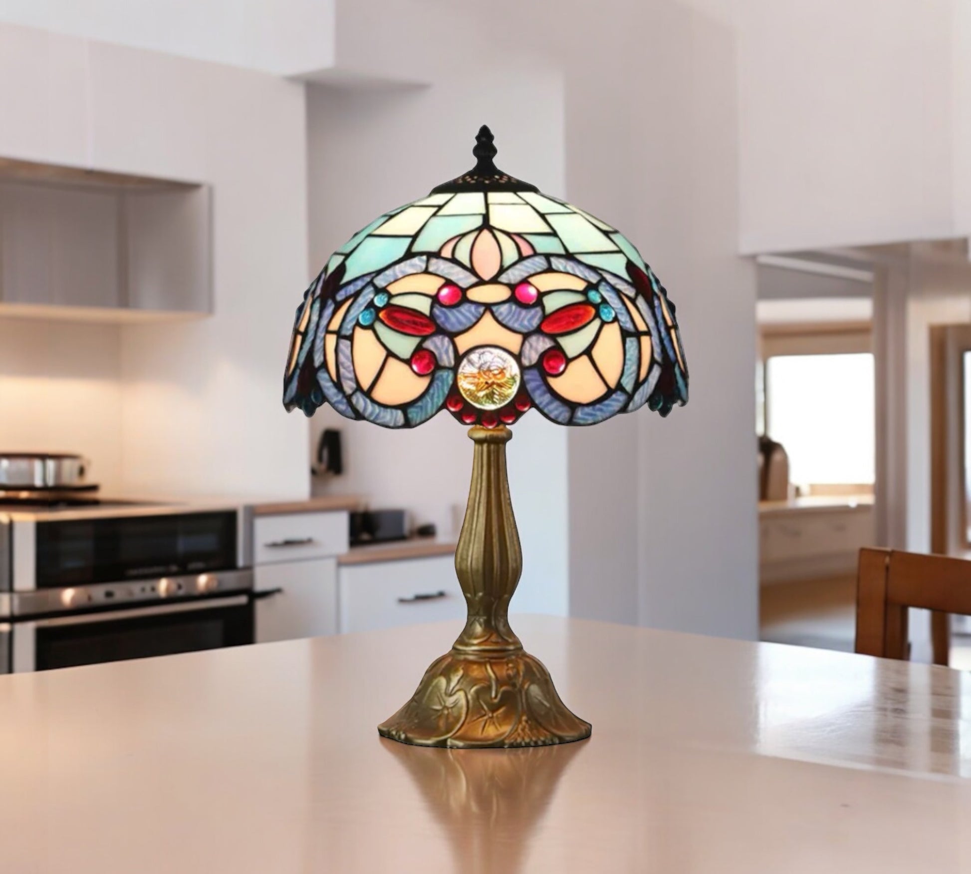 CDH 12" Tiffany Table Lamp (12089)