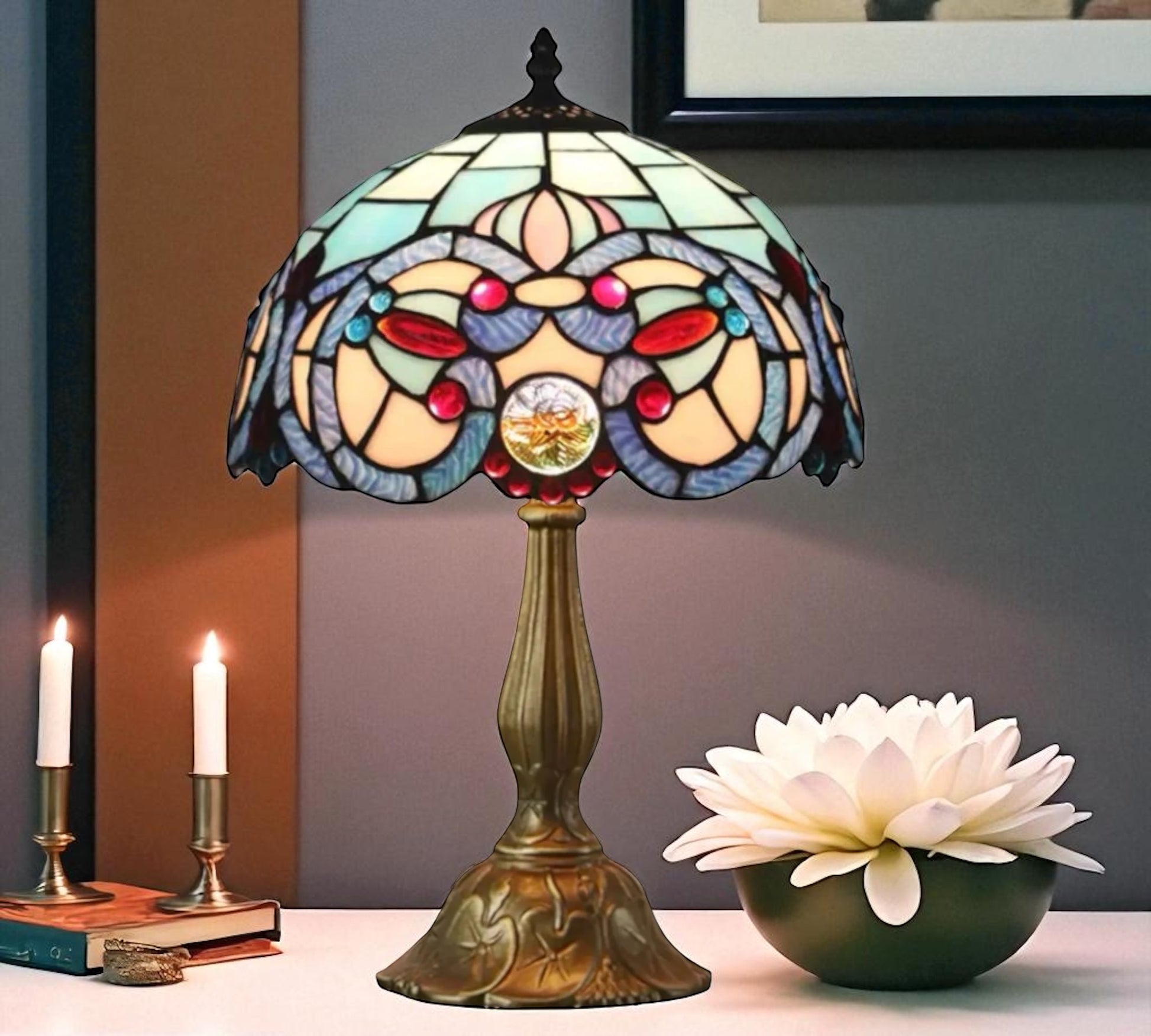CDH 12" Tiffany Table Lamp (12089)