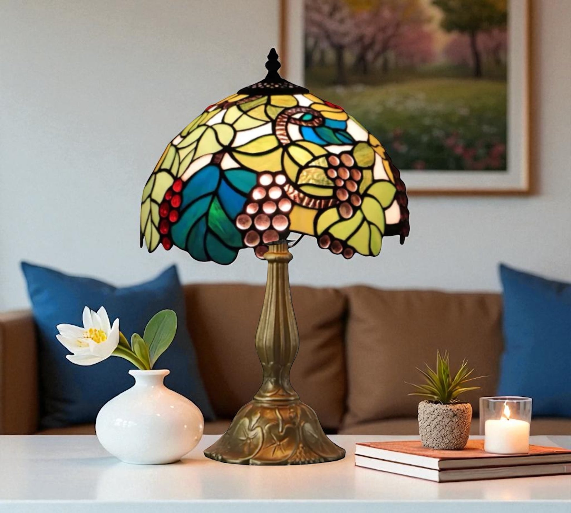 CDH 12" Tiffany Table Lamp (12090)