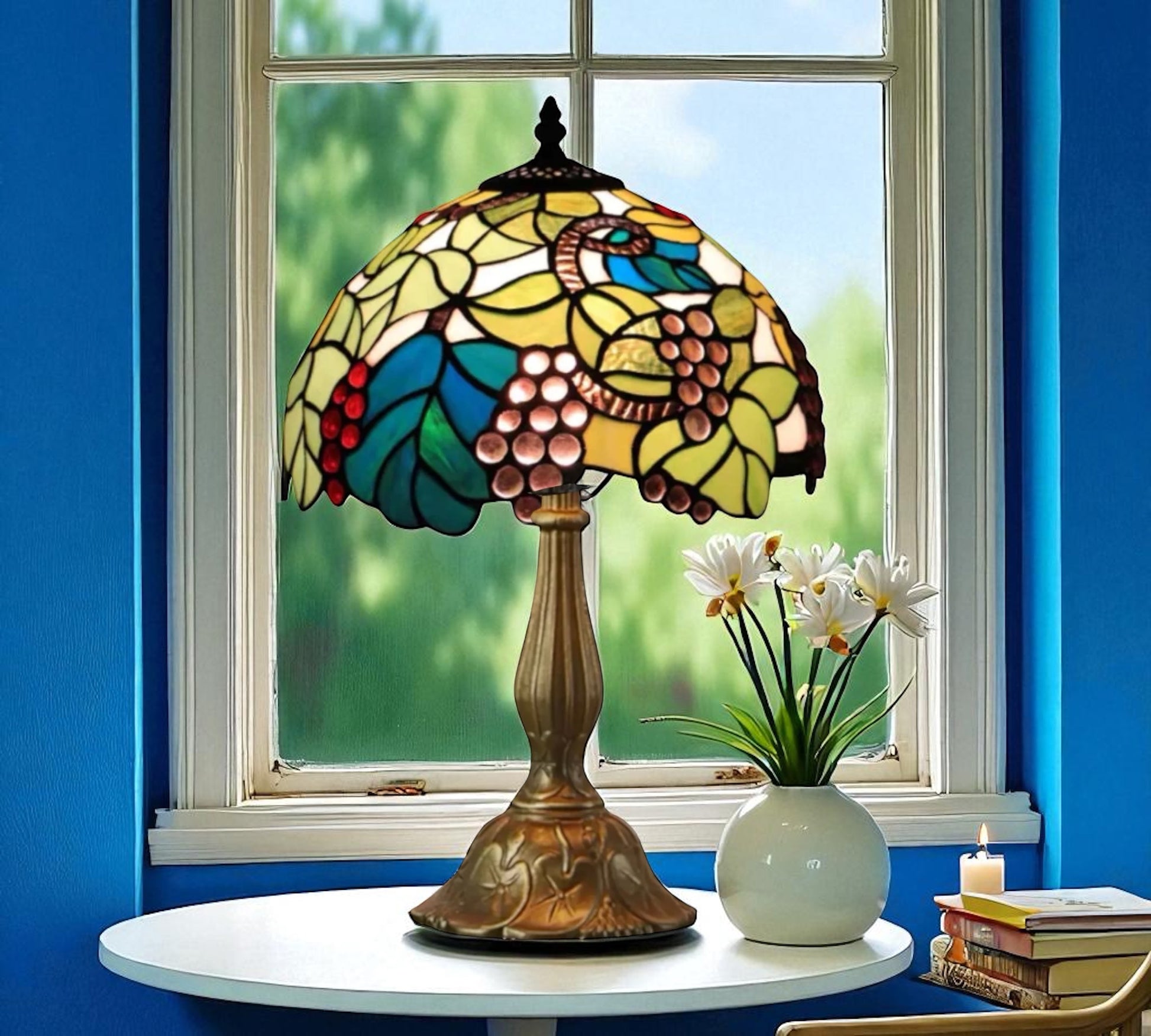 CDH 12" Tiffany Table Lamp (12090)