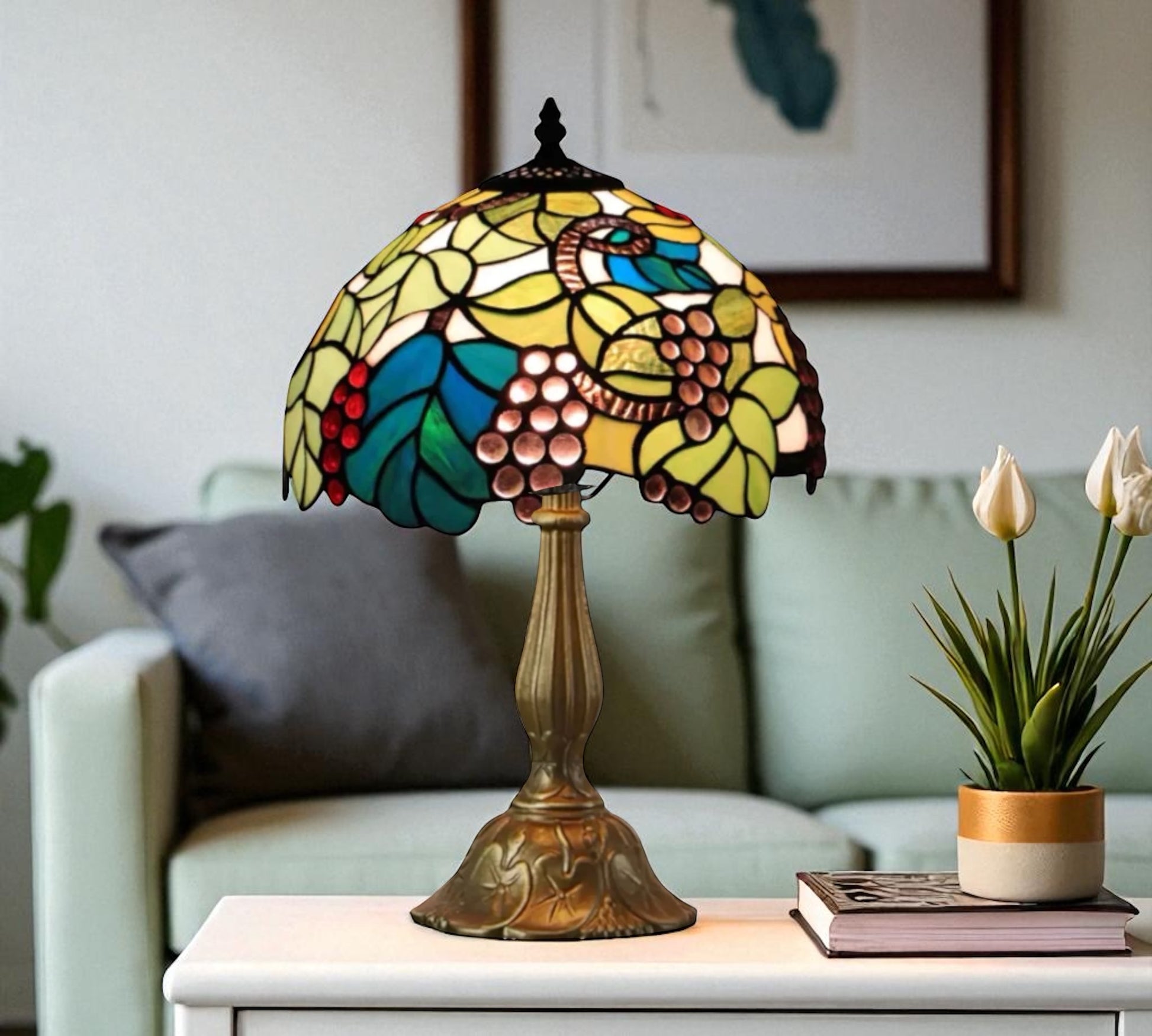 CDH 12" Tiffany Table Lamp (12090)