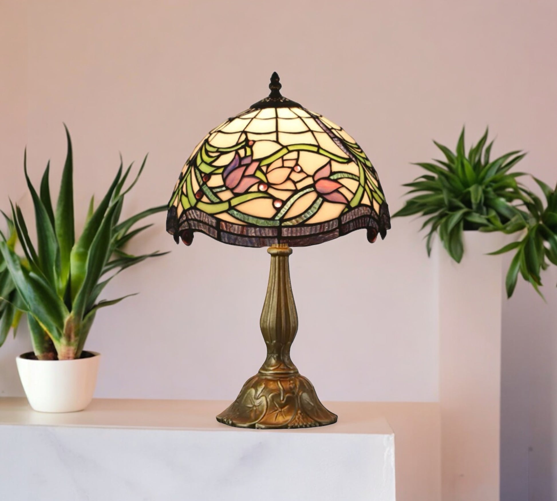 CDH 12" Tiffany Table Lamp (12091)