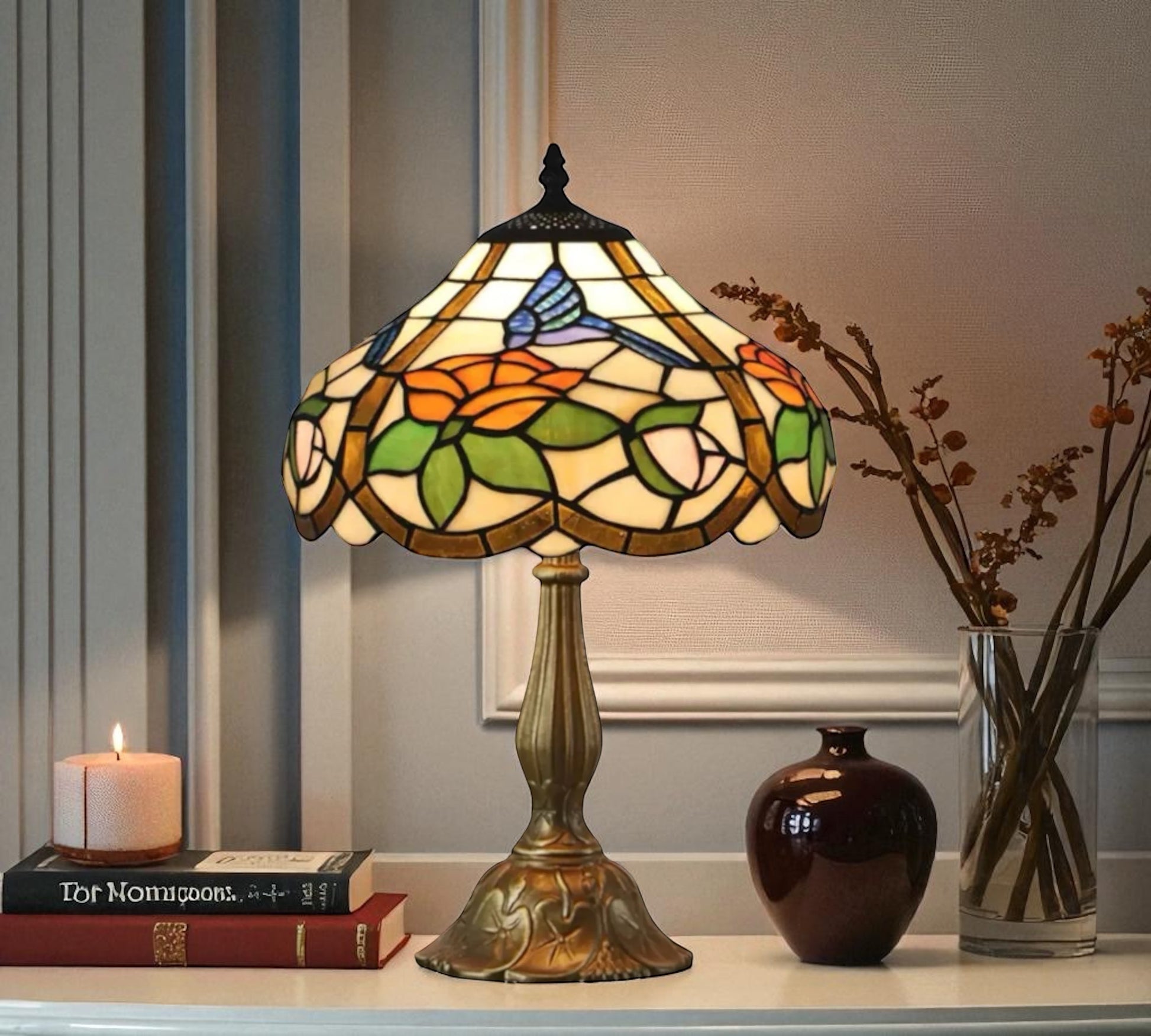 CDH 12" Tiffany Table Lamp (12092)