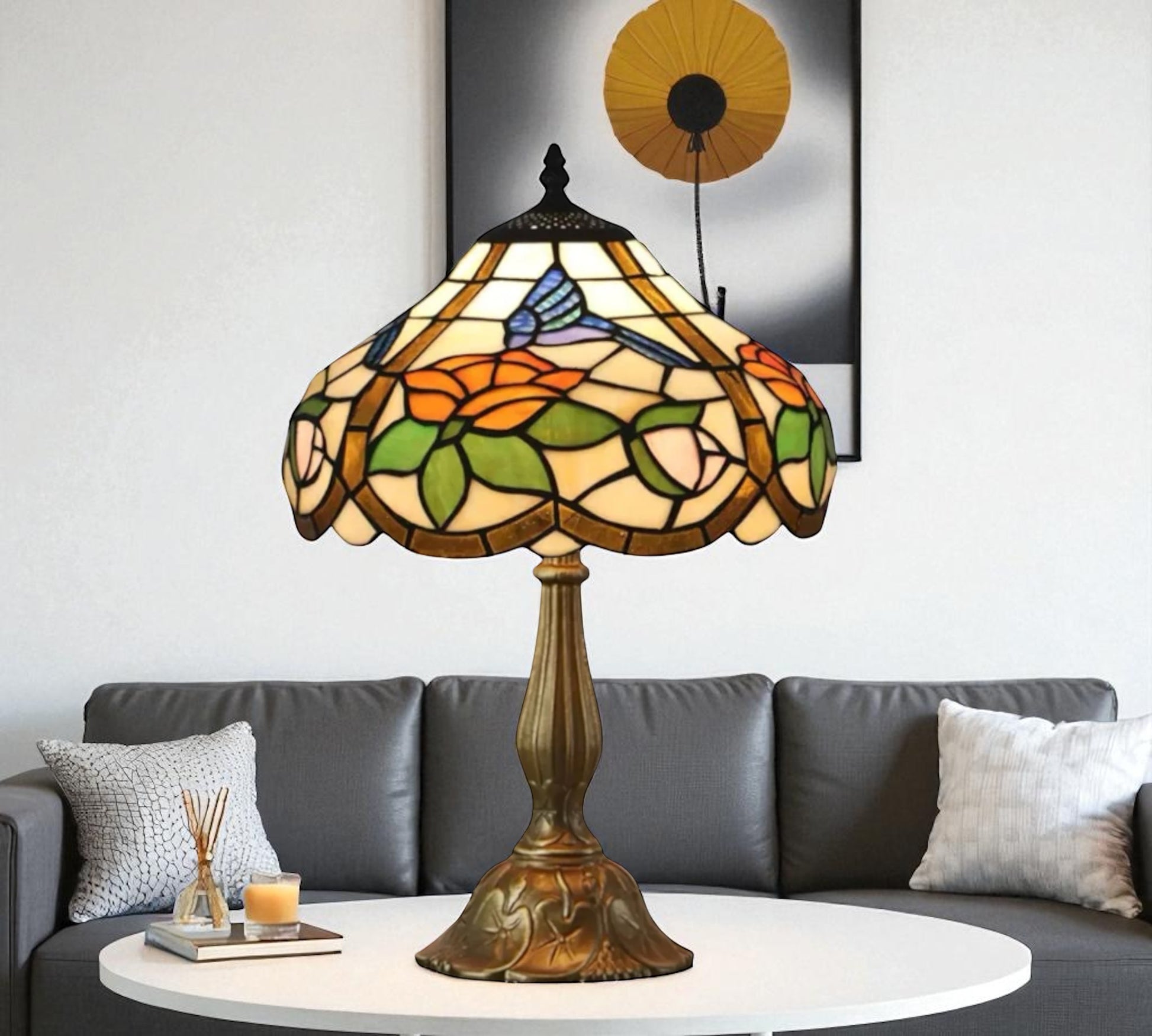CDH 12" Tiffany Table Lamp (12092)