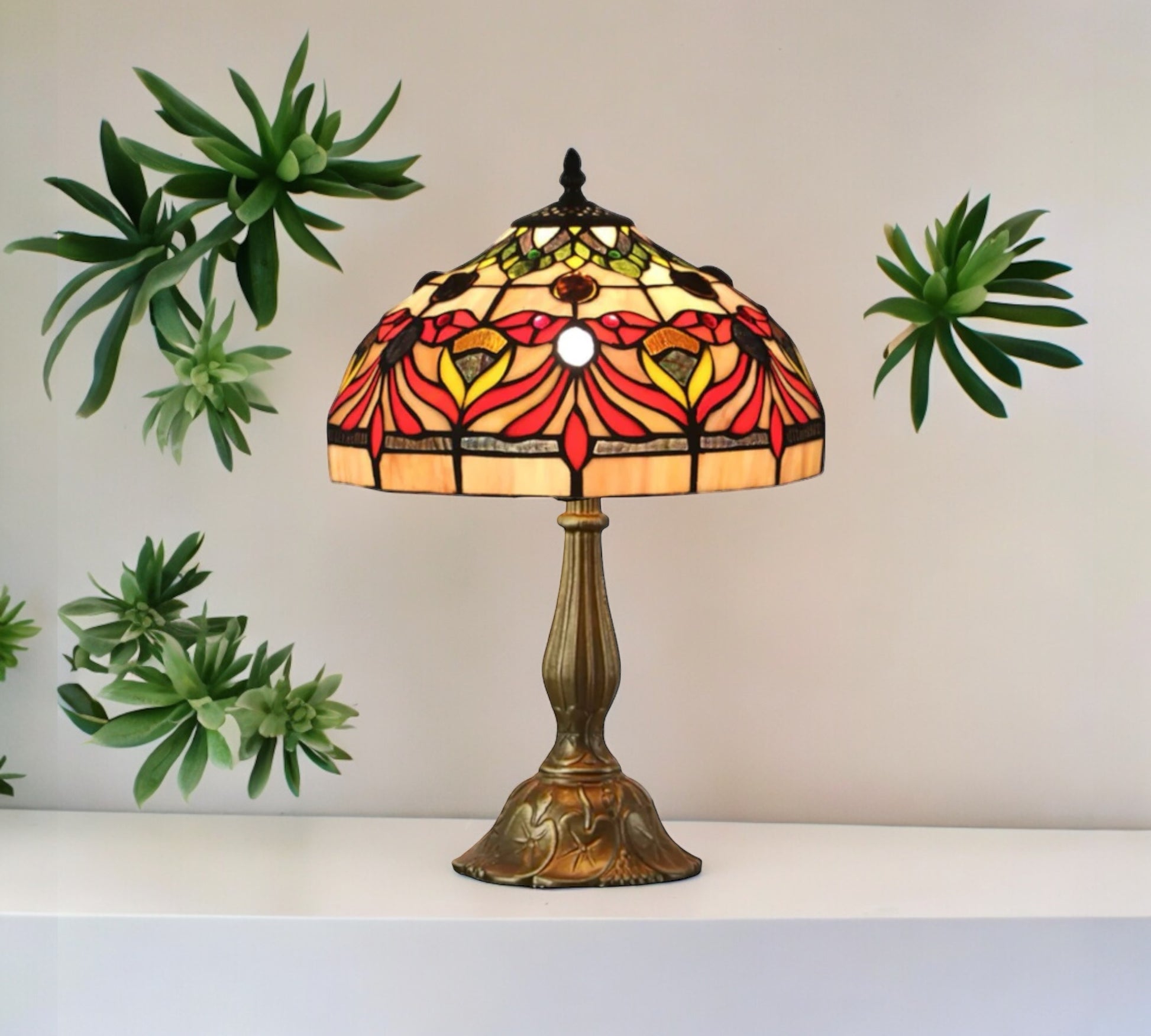 CDH 12" Tiffany Table Lamp (12093)