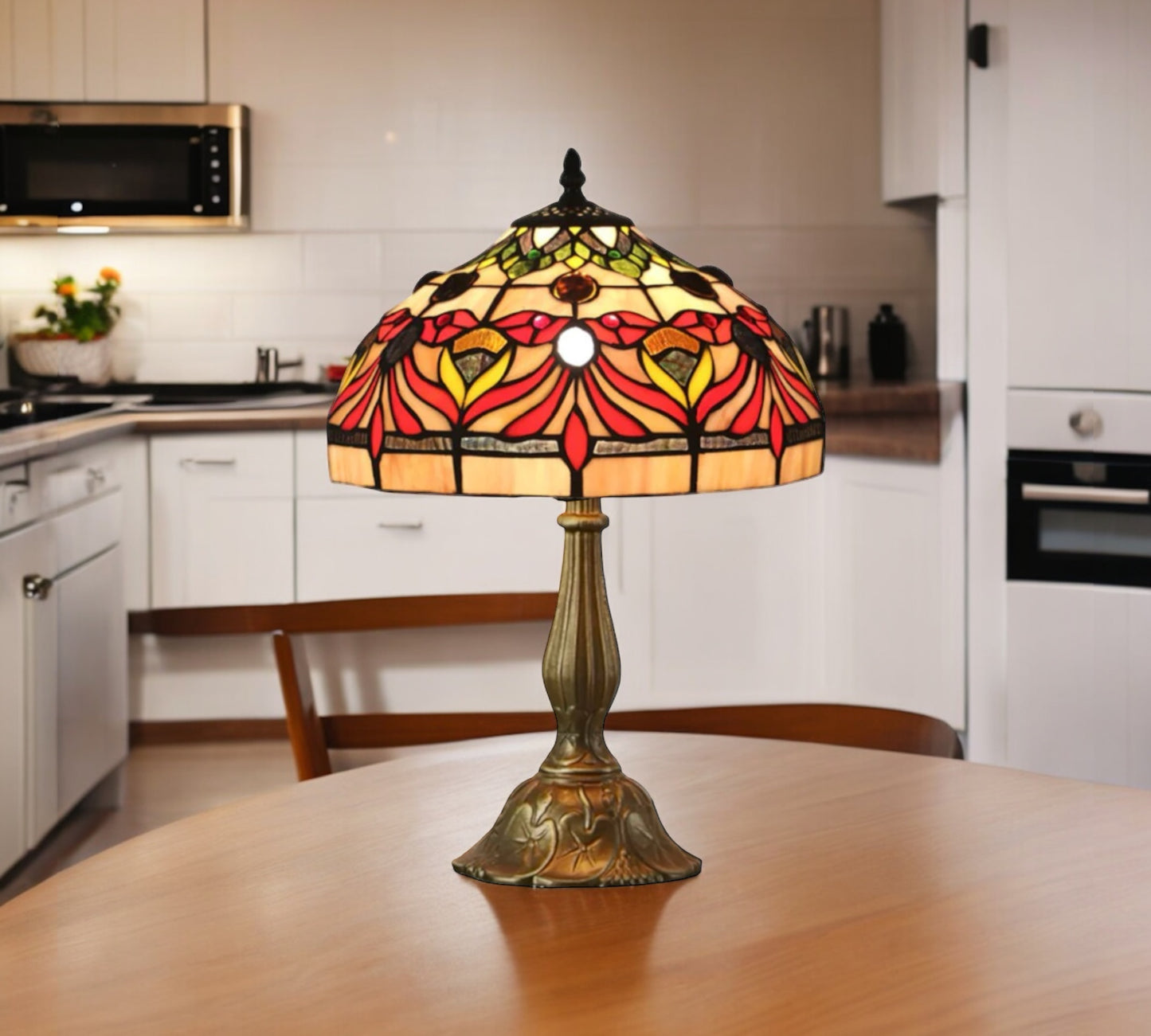 CDH 12" Tiffany Table Lamp (12093)