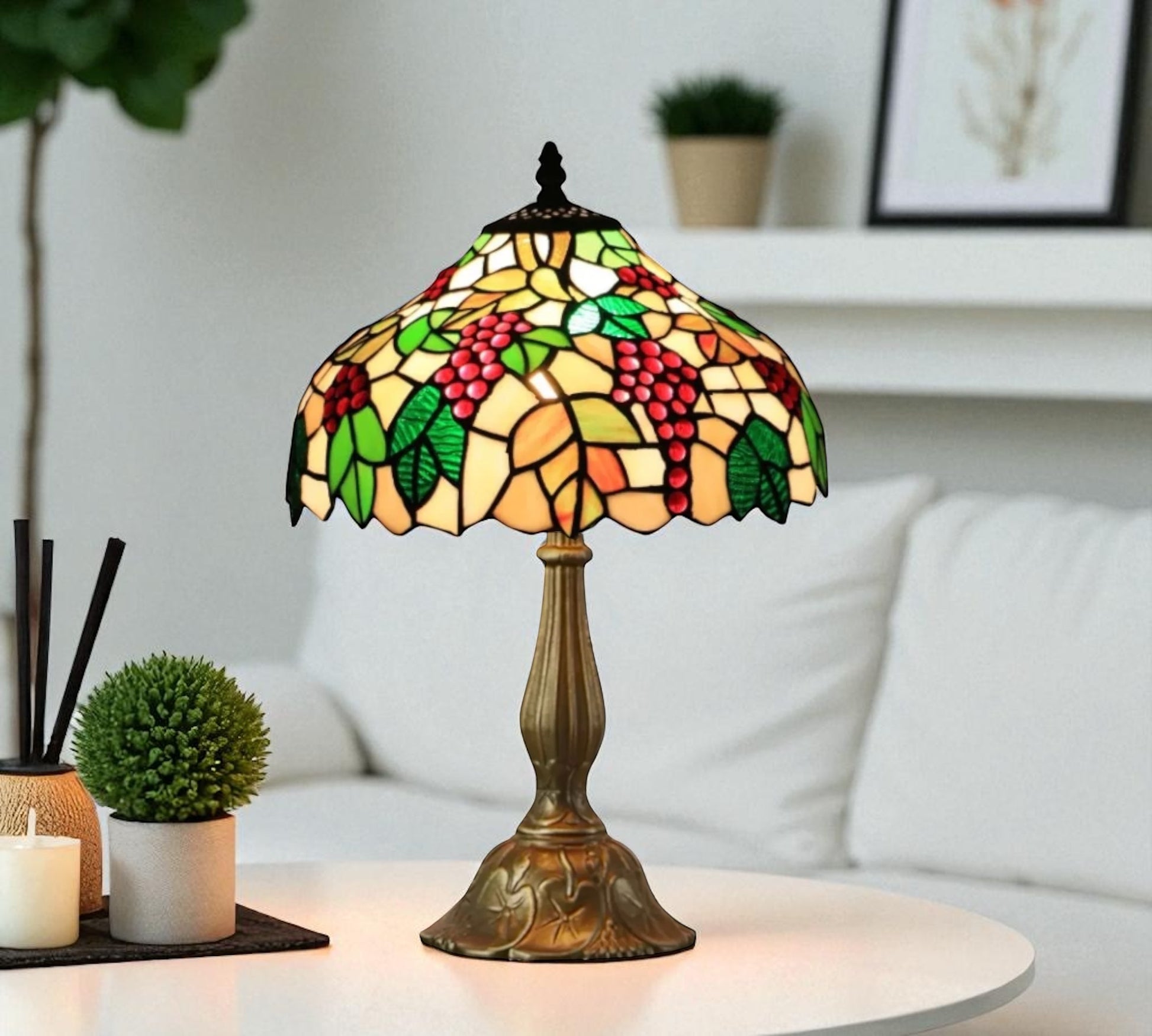 CDH 12" Tiffany Table Lamp (12095)