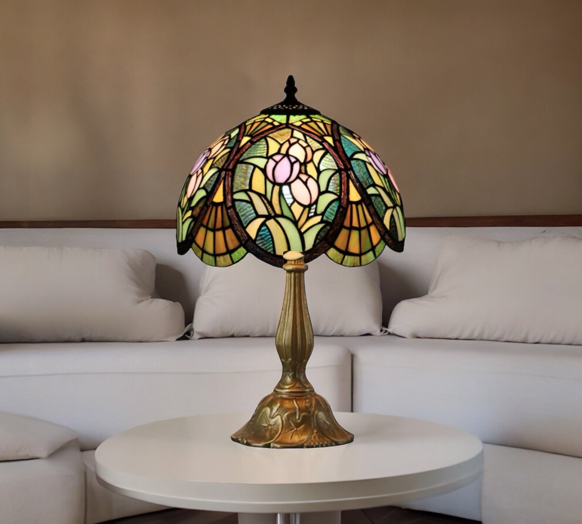 CDH 12" Tiffany Table Lamp (12097)