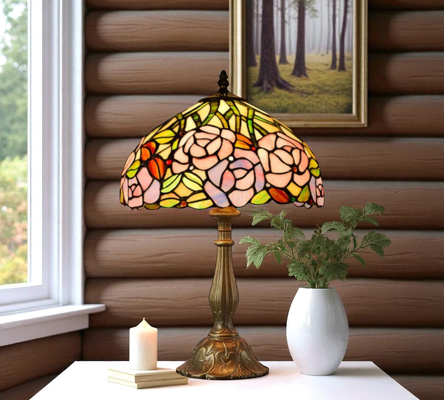 CDH 12" Tiffany Table Lamp (12098)
