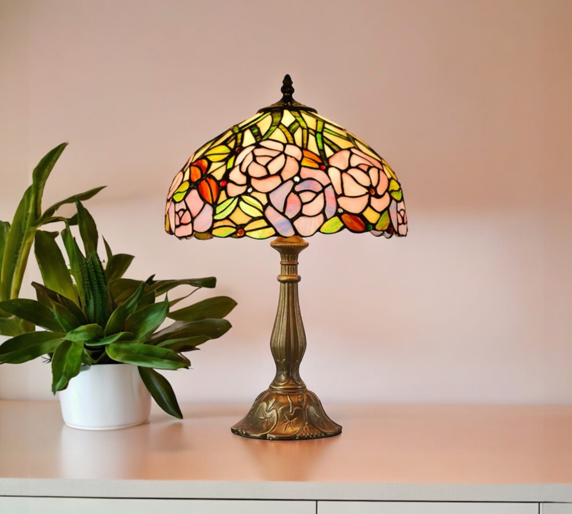 CDH 12" Tiffany Table Lamp (12098)