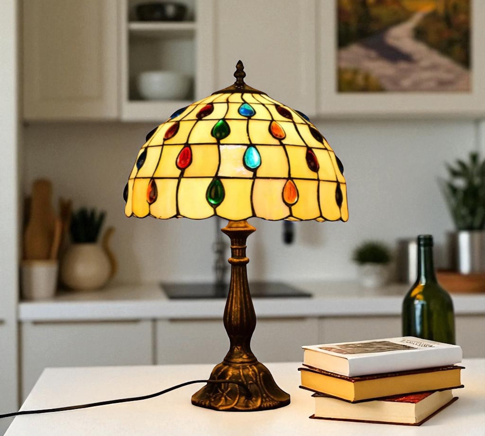 CDH 12" Tiffany Table Lamp (12103)