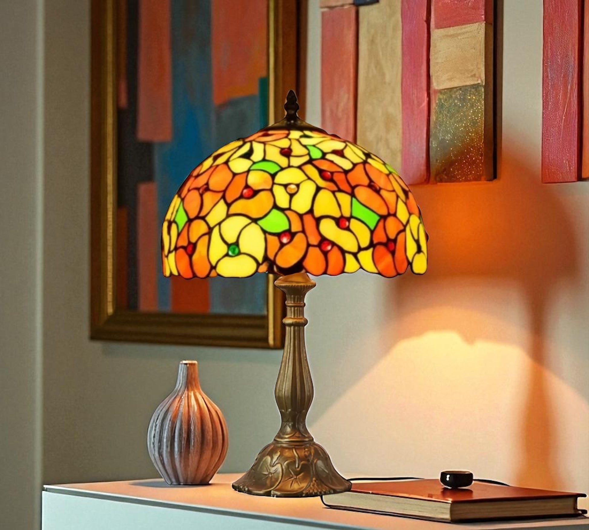 CDH 12" Tiffany Table Lamp (12701)