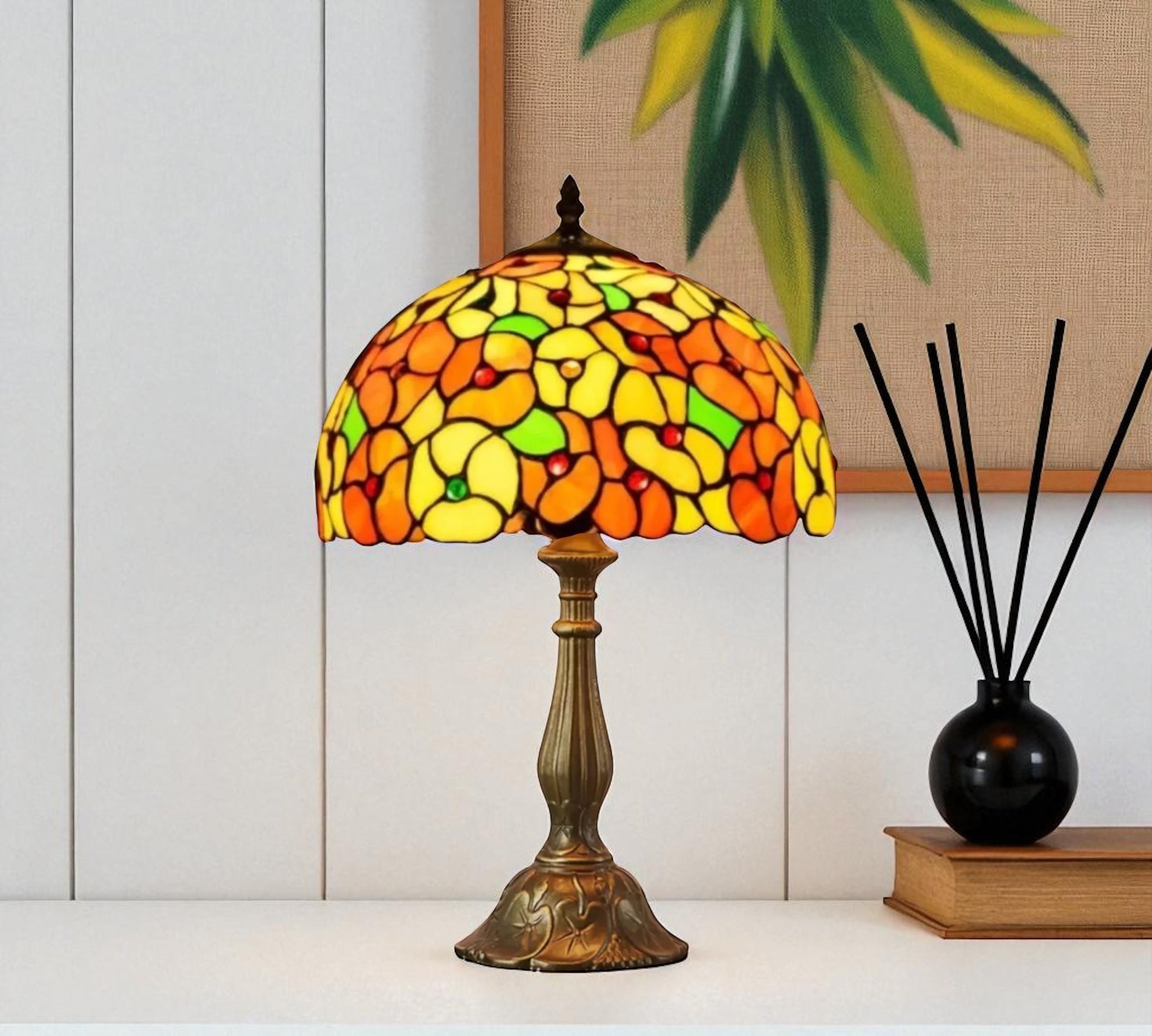 CDH 12" Tiffany Table Lamp (12701)