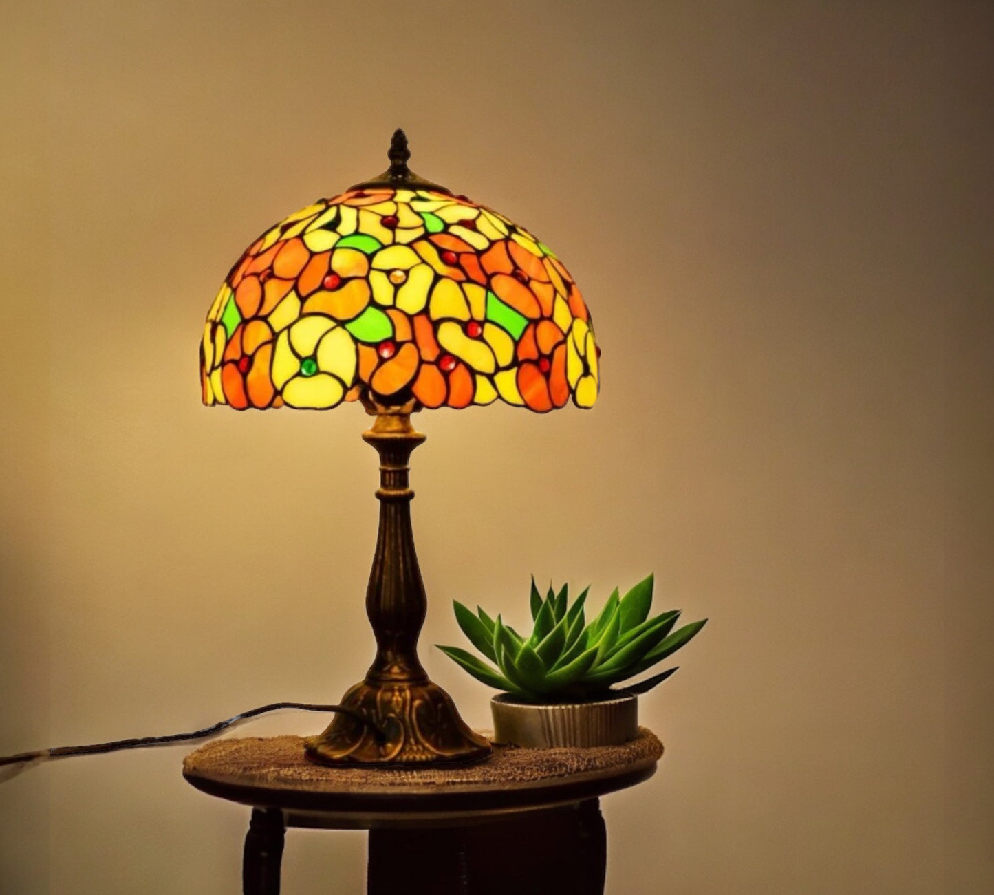 CDH 12" Tiffany Table Lamp (12701)