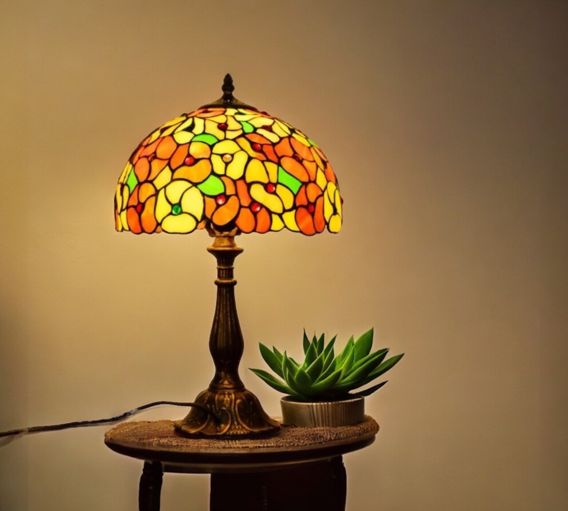 CDH 12" Tiffany Table Lamp (12701)