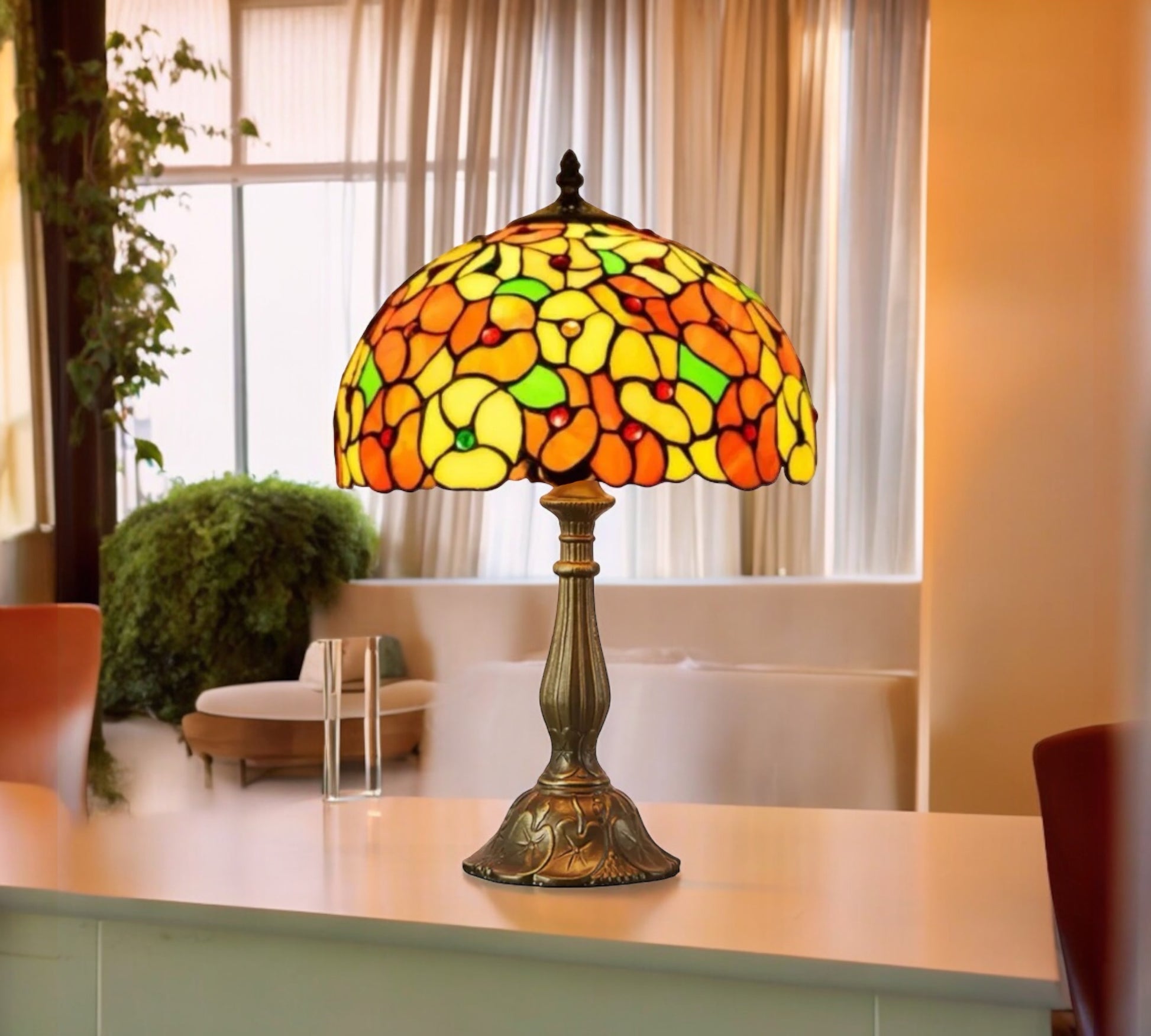 CDH 12" Tiffany Table Lamp (12701)