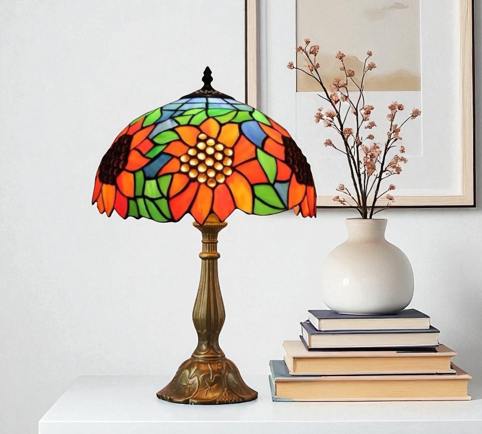 CDH 12" Tiffany Table Lamp (12702)