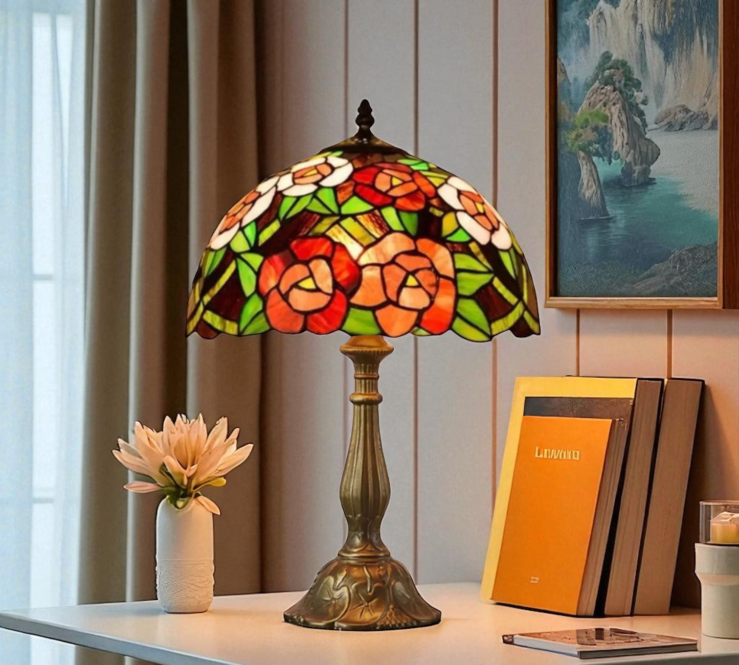 CDH 12" Tiffany Table Lamp (12703)