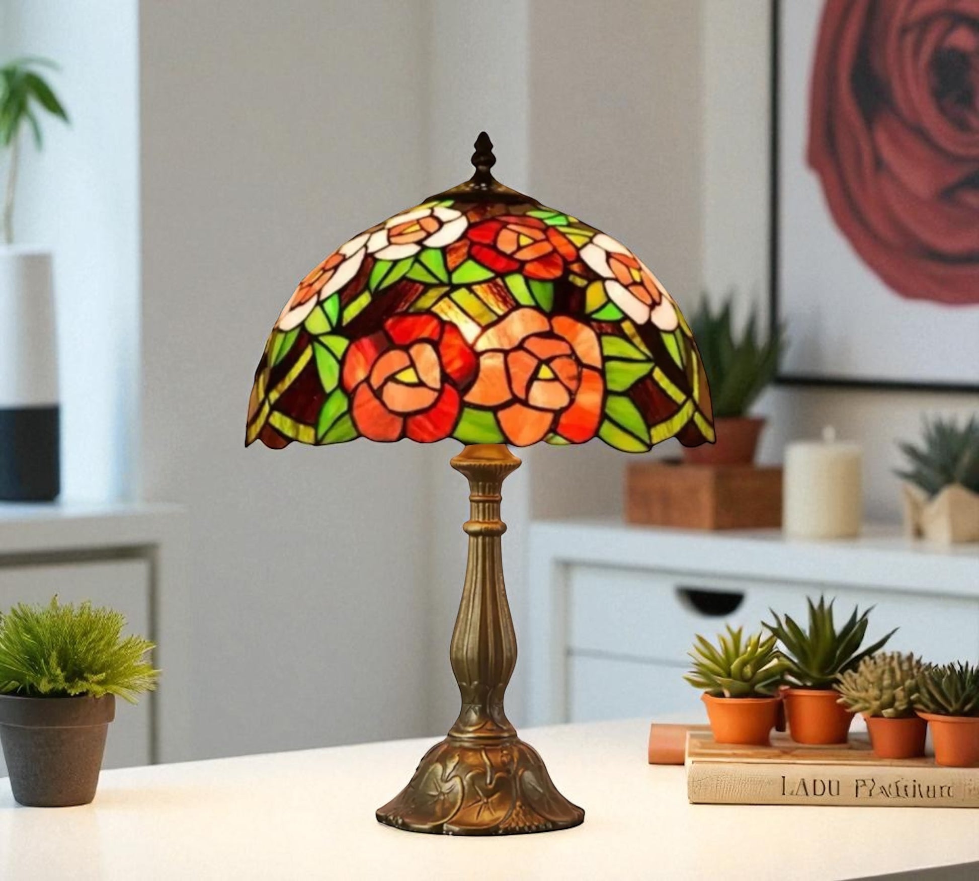 CDH 12" Tiffany Table Lamp (12703)