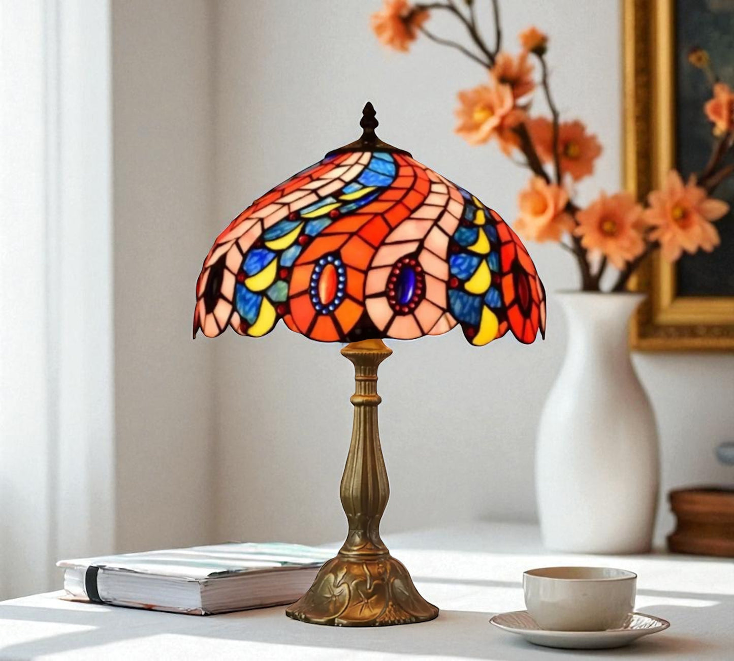 CDH 12" Tiffany Table Lamp (12705)