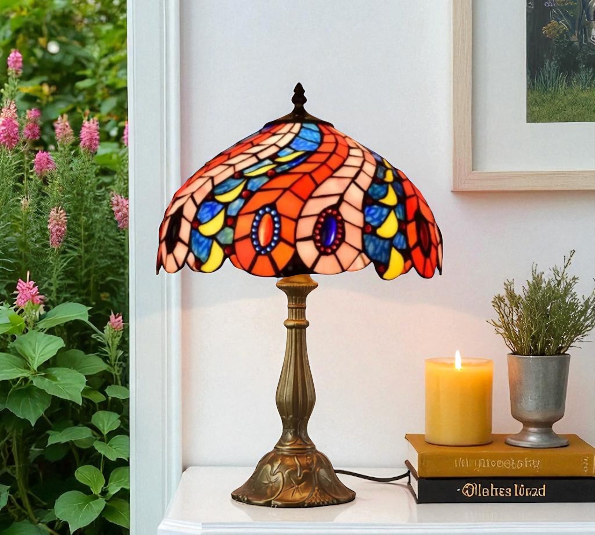 CDH 12" Tiffany Table Lamp (12705)