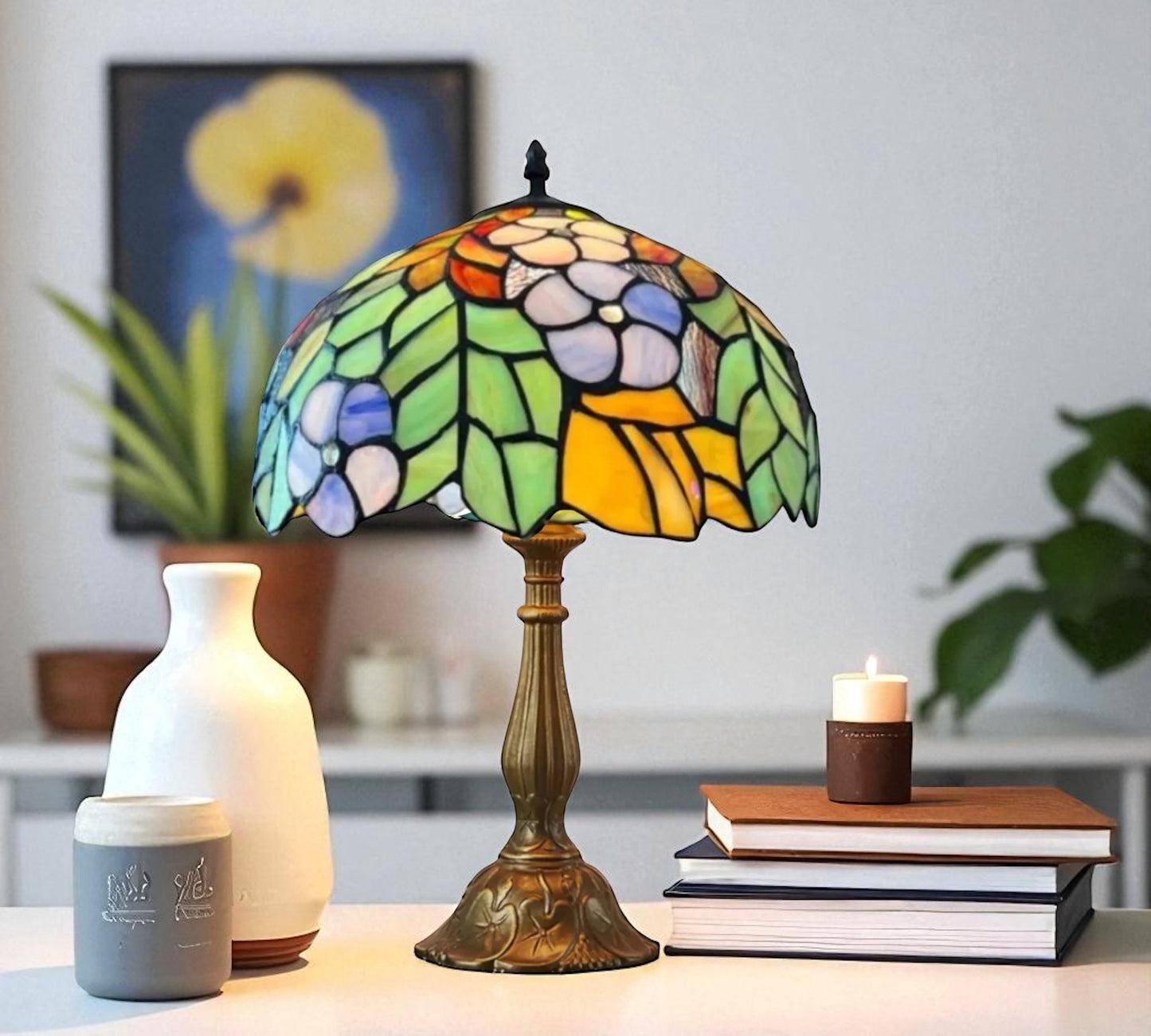 CDH 12" Tiffany Table Lamp (12714)
