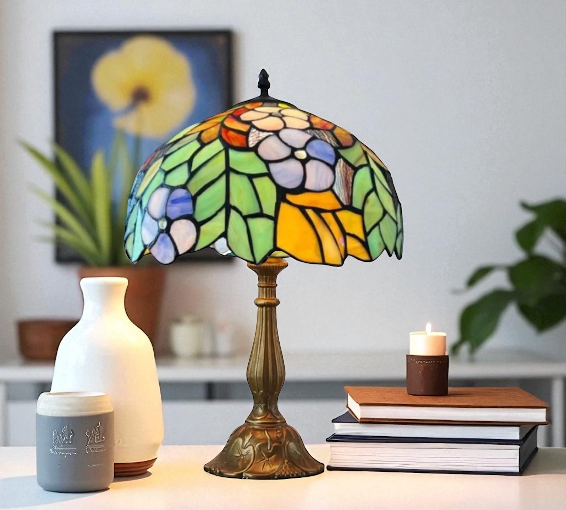 CDH 12" Tiffany Table Lamp (12714)
