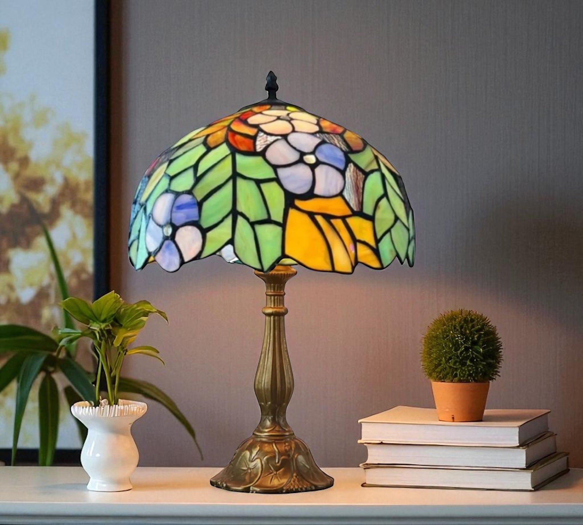 CDH 12" Tiffany Table Lamp (12714)