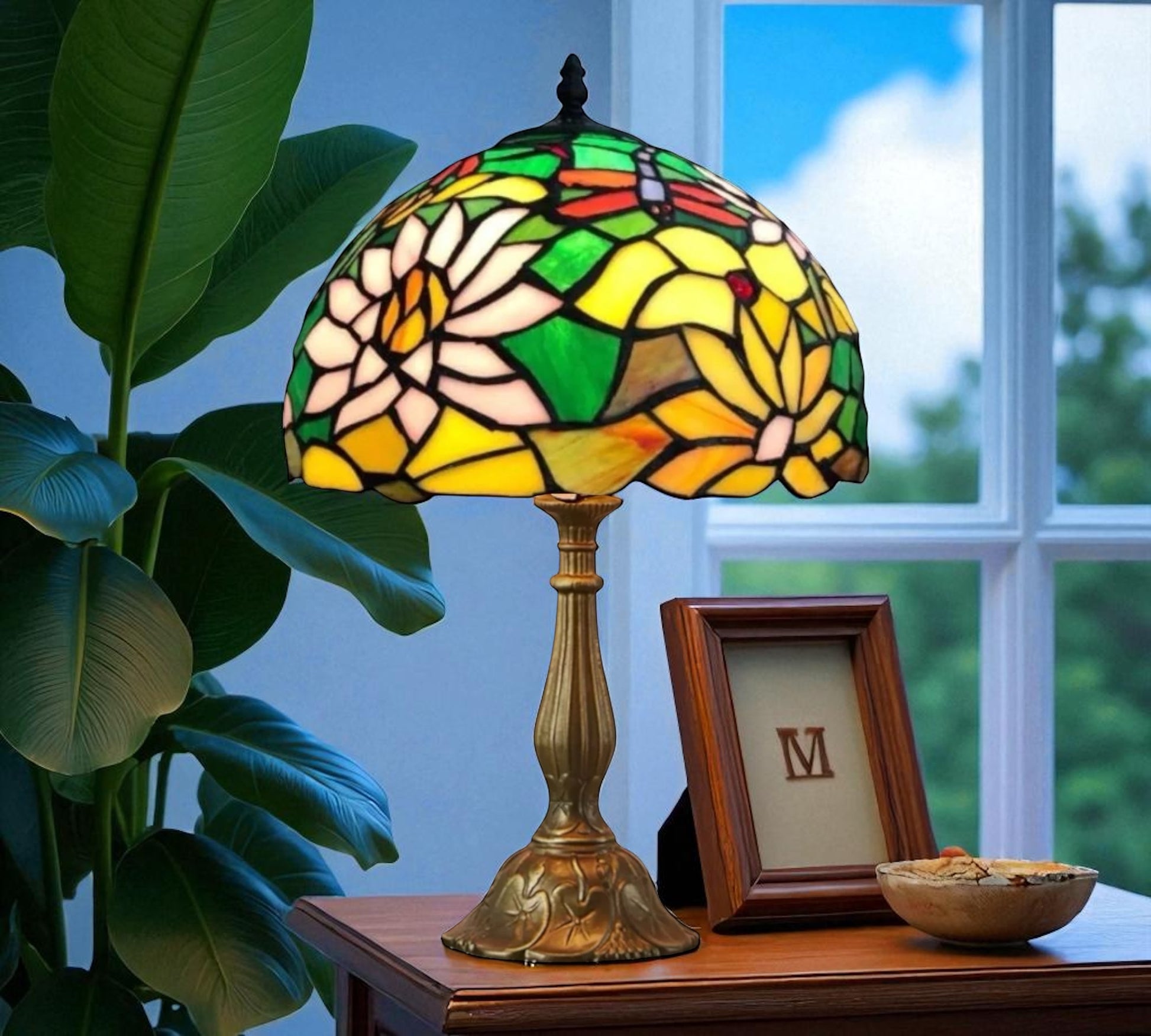 CDH 12" Tiffany Table Lamp (12715)