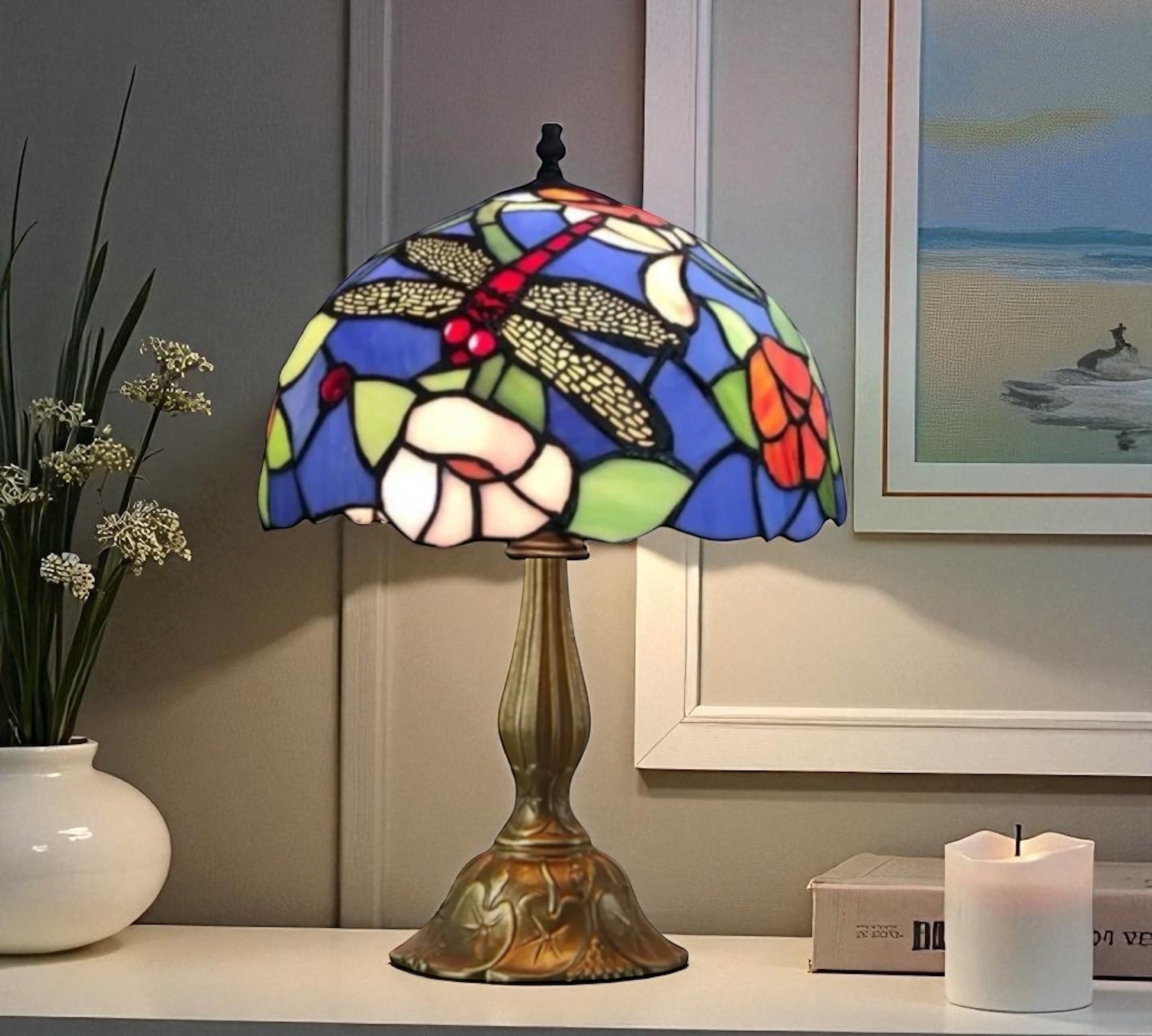 CDH 12" Tiffany Table Lamp (12716)