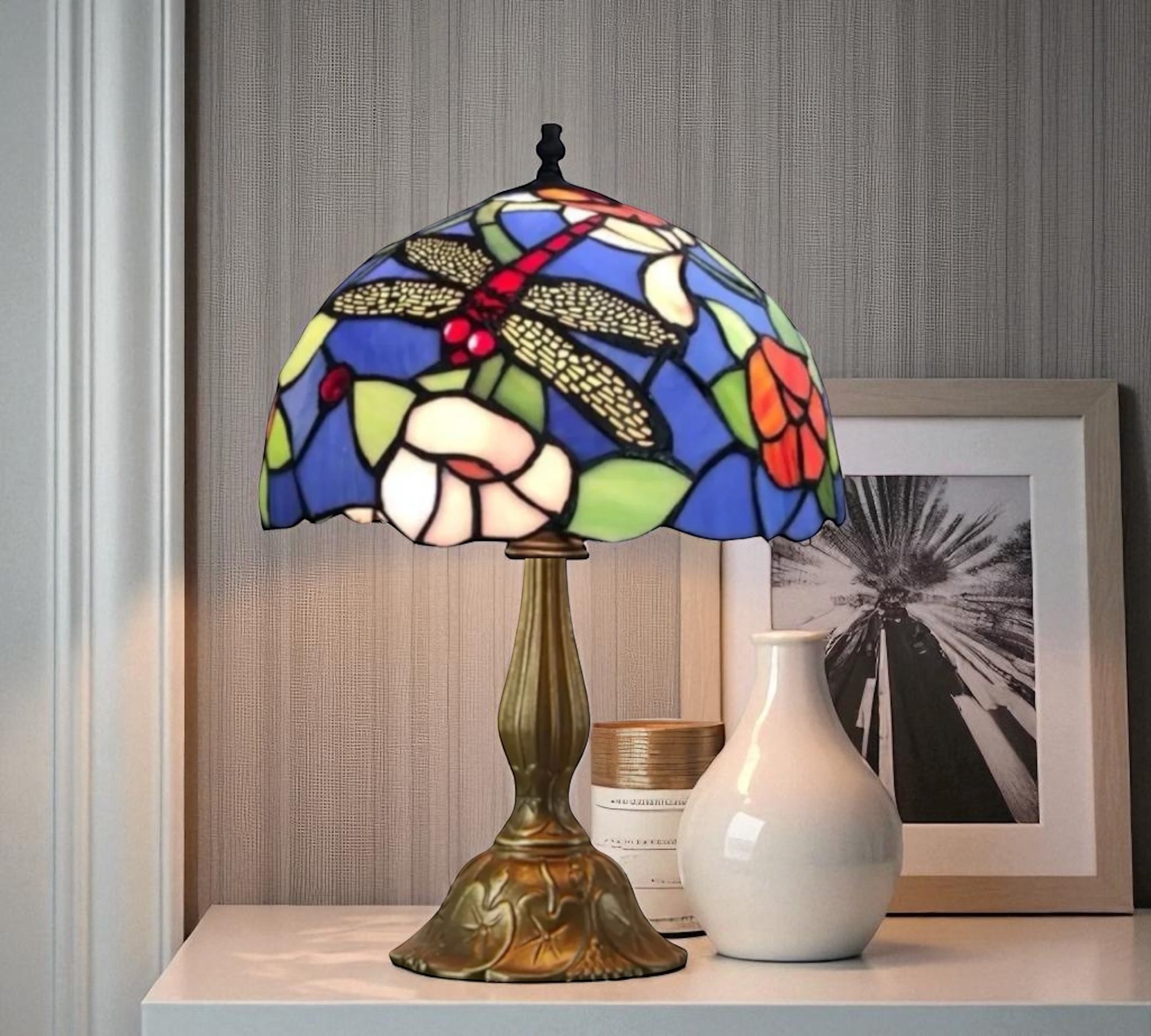 CDH 12" Tiffany Table Lamp (12716)