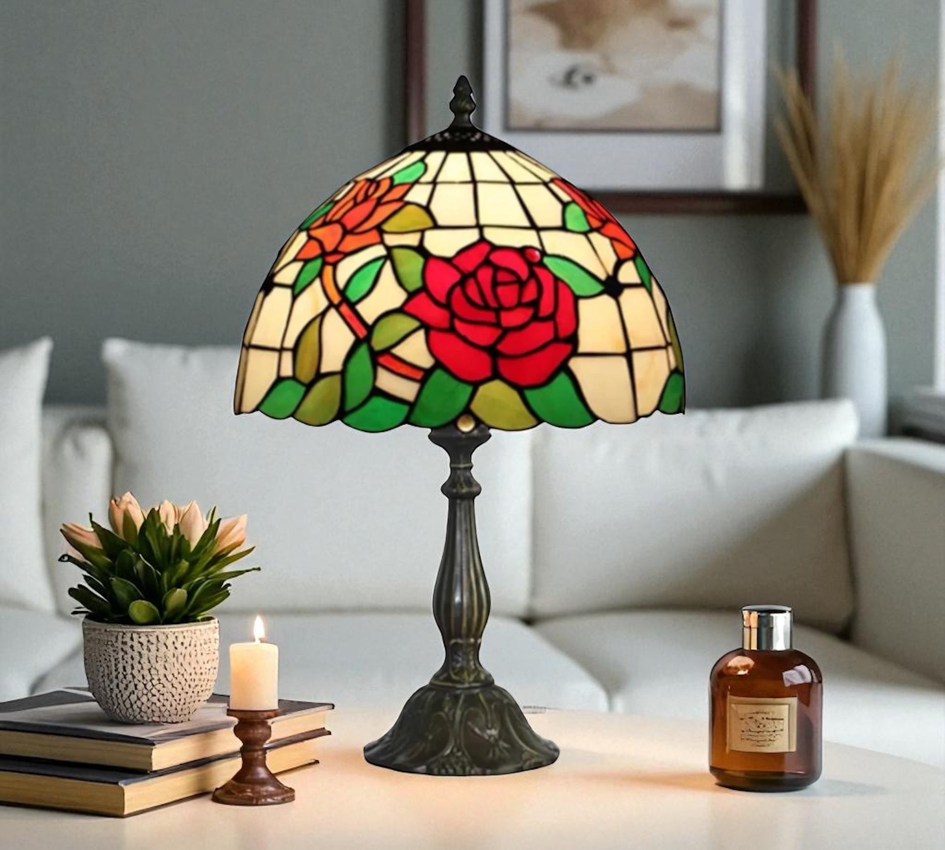 CDH 12" Tiffany Table Lamp (12720)
